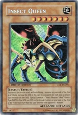 Yugioh Insect Queen CT1-EN005 Secret Rare Limited Edition MP Card