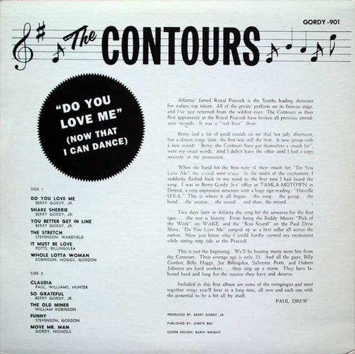 The Contours Do You Love Me (Now That I Can Dance) - LP 33T - Picture 2 of 3
