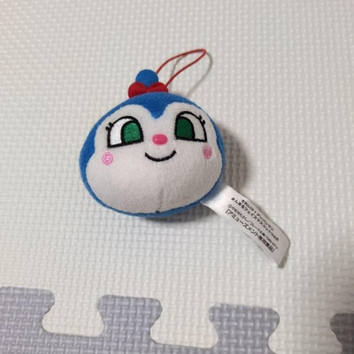 #ad Anpanman Kokin chan Round Face Keychain Mascot Plush Toy Collectible $56.99