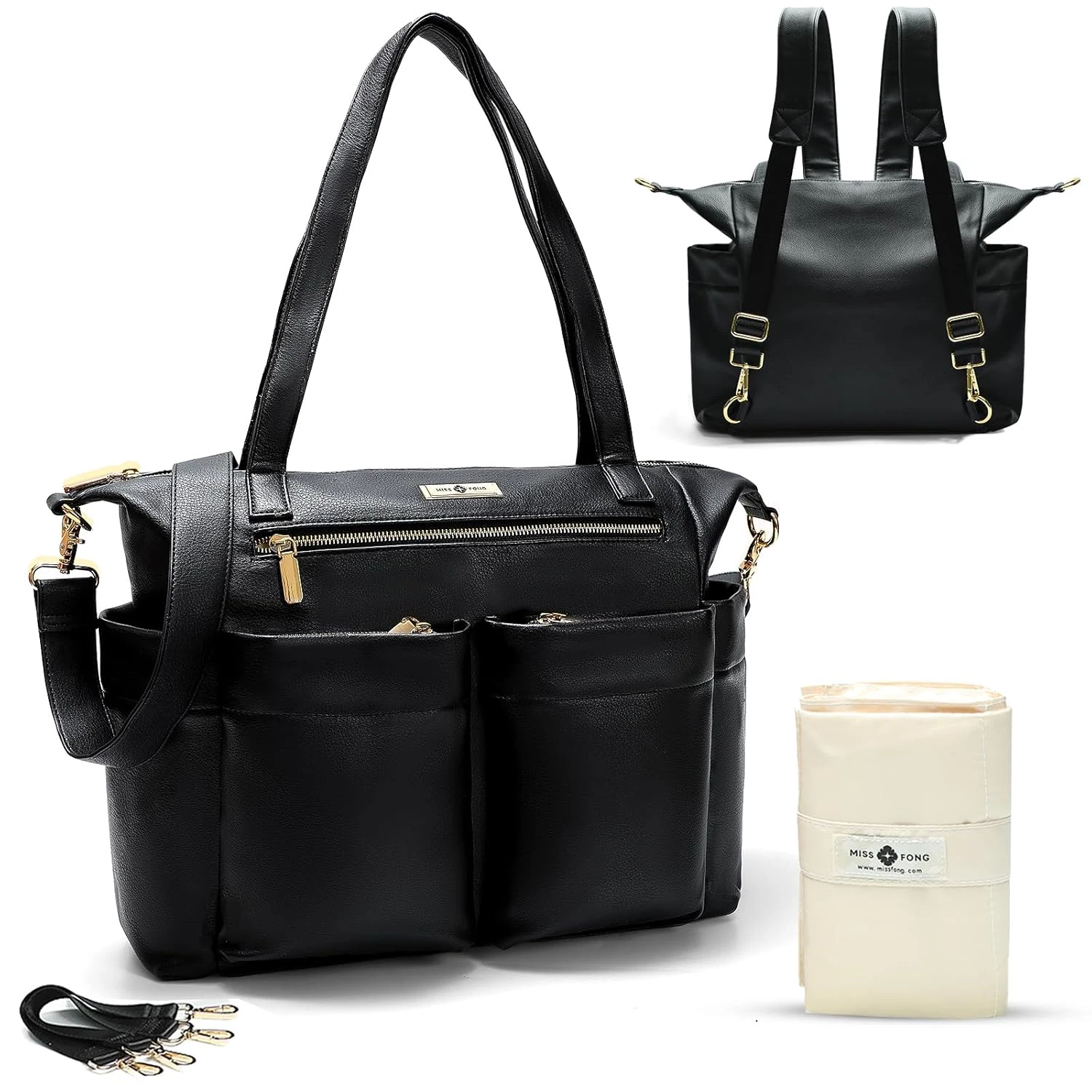 Diaper Bag Tote Baby Bag Leather Diaper Bag Backpack Large Diaper Tote Bag for G