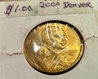 2000 D Sacagawea $1 Coin Mother & child. Obverse Flying Eagle on reverse D ERROR — photo 3