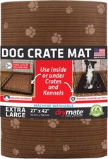 Drymate Dog Crate Mat Liner, Absorbs Urine, Waterproof, Non-Slip, Washable Pu...