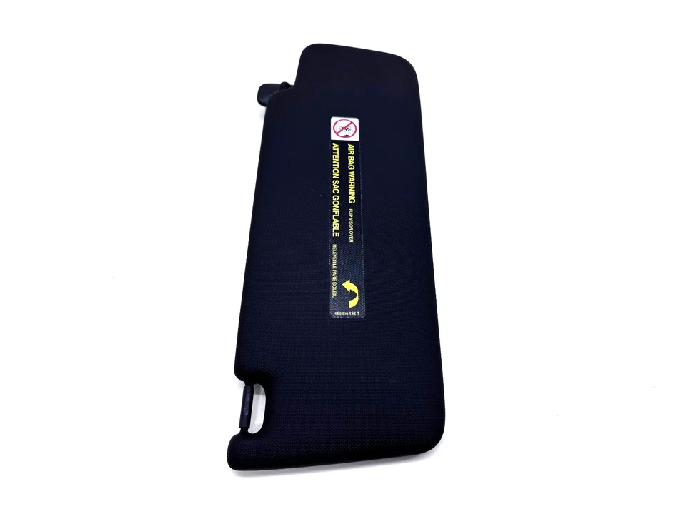 Quebra-sol dianteiro esquerdo do lado do motorista Audi A3 Quattro 2017-2020 com espelho preto fabricante de equipamento original - Imagem 2 de 4