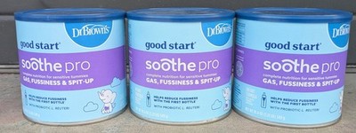 3 Dr. Brown's Good Start Soothe Pro 3 x 19.4oz Infant Formula 7/26