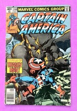 Captain America #248 Newsstand Variant (Marvel Comics Aug 1980) Dragon Man. F/G.
