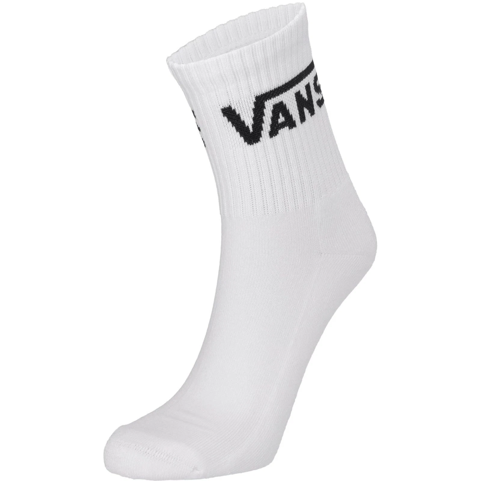 Vans Mens Classic Half Crew Socks | White | Authentic New