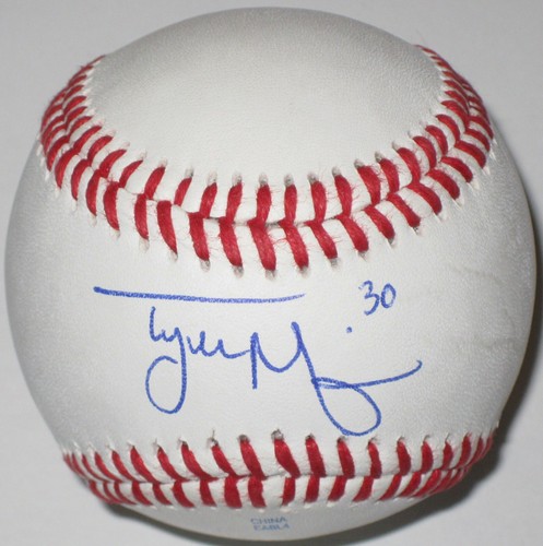 Tyler Naquin Cleveland Indians signed autographed baseball COA with exact proof - Picture 2 of 2