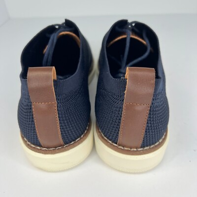 B. Blass Mens Size 8.5 Marine Blue Memory Foam Stitchlite  display picture 1