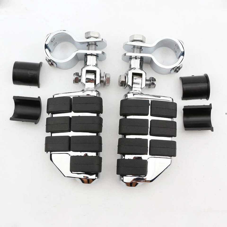 Clavijas de pie de carretera de 1" a 1-1/4" para motocicleta Suzuki Intruder Volusia 800 VL800 Foto 3 de 4