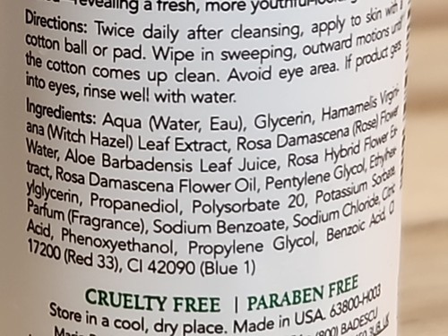 Mario Badescu Witch Hazel and & Rosewater Toner 2 fl.oz.  59ml 2 Oz Travel size - Picture 4 of 5