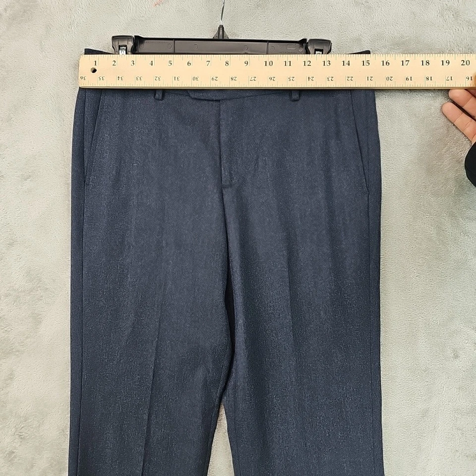 Pantalones de vestir Nordstrom para niños talla 18 azul mezcla de lana cómodo uniforme escolar formal Foto 2 de 4