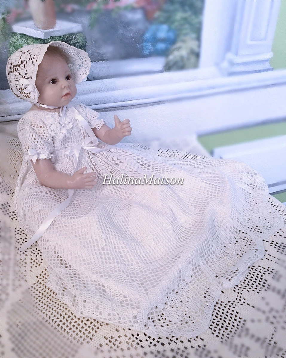 Ravelry: Daisy chain christening gown set pattern by Karen Ashton-Mills