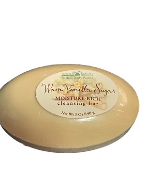 Bath & Body Works Warm Vanilla Sugar Moisture Rich Cleansing Bar 5oz Soap Sealed