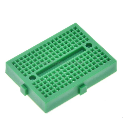 2PCS Solderless Prototype Mini Green 170 Tie-points Breadboard for Arduino