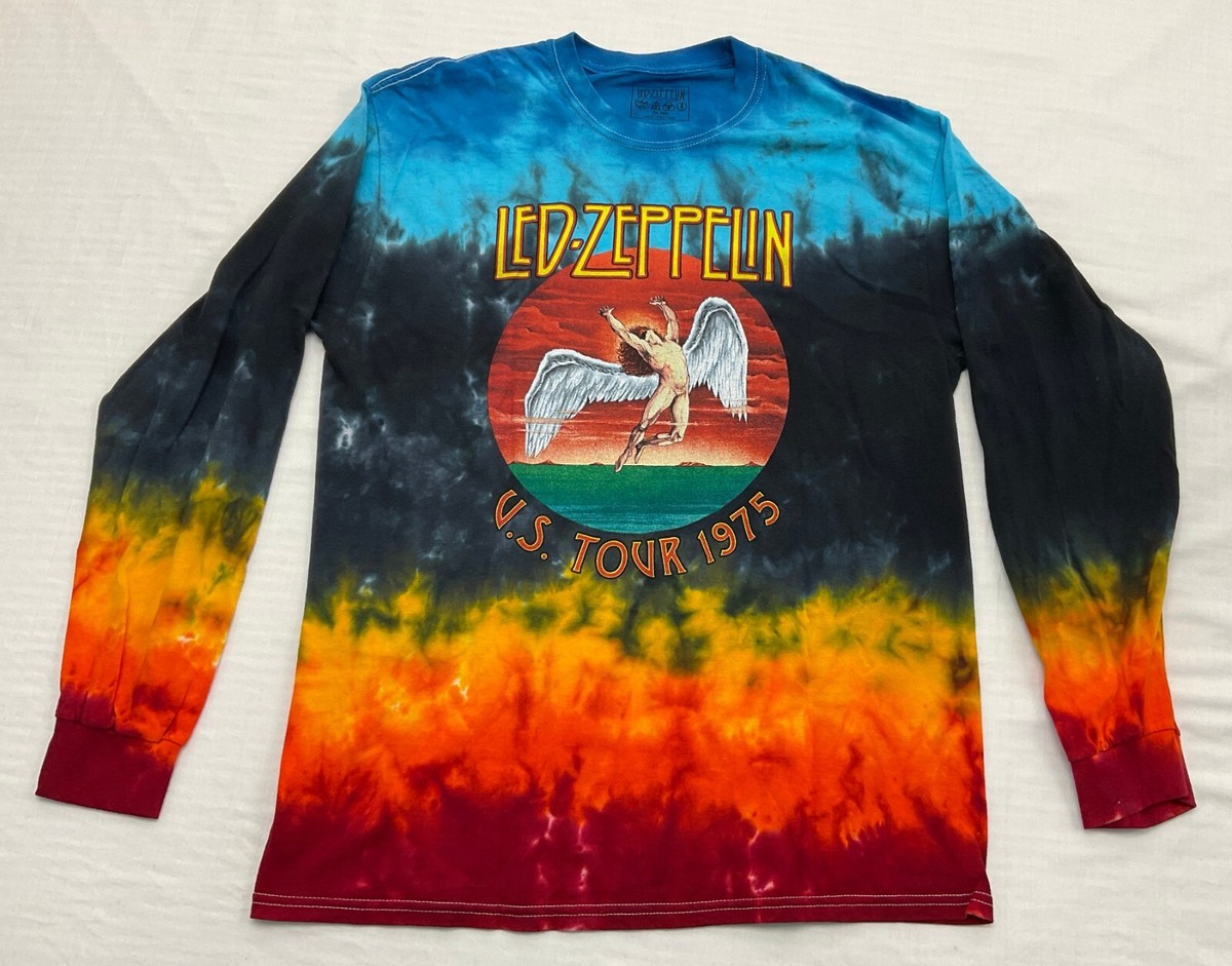T-SHIRT LED ZEPPELIN- ICARUS US TOUR 1975-TIE DYE