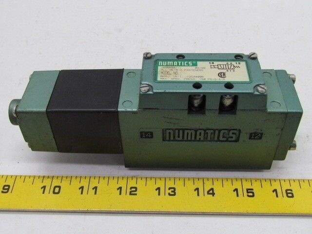 Numatics ISO 5599/11 I12SA400K Pneumatic Valve 100-120 volt 50/60