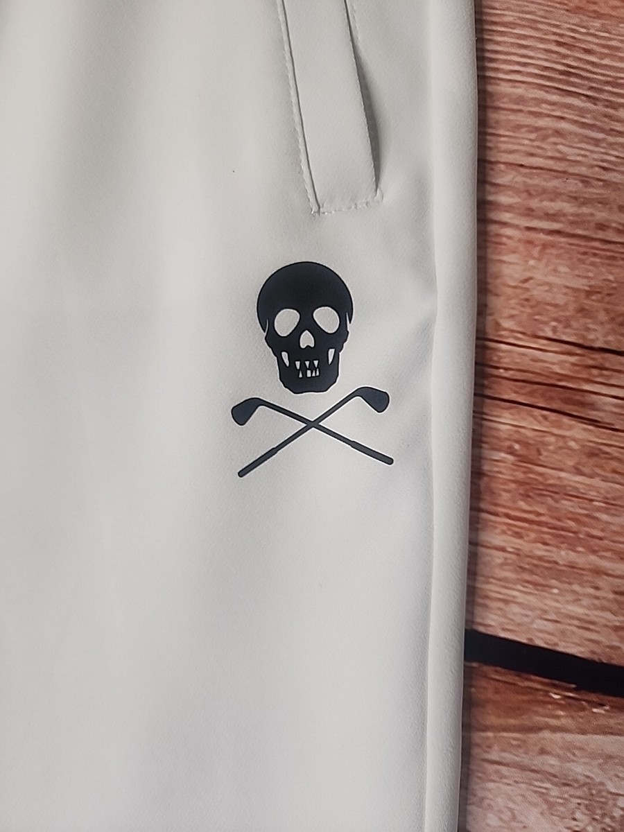 mark lona Skull Golf Pants Size Medium Beautiful White