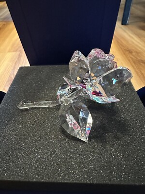 Swarovski Crystal Blossoming Rose Figurine Decoration 5248878 | eBay