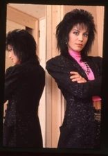 Joan Jett 1980's Rockstar Photo Shoot Bare Midriff Original 35mm Transparency