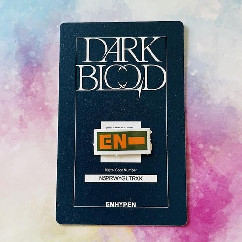 HEESEUNG ENHYPEN DARK BLOOD PhotoCard Mini Album Full Harf New ENGENE PC Weverse - Picture 48 of 60