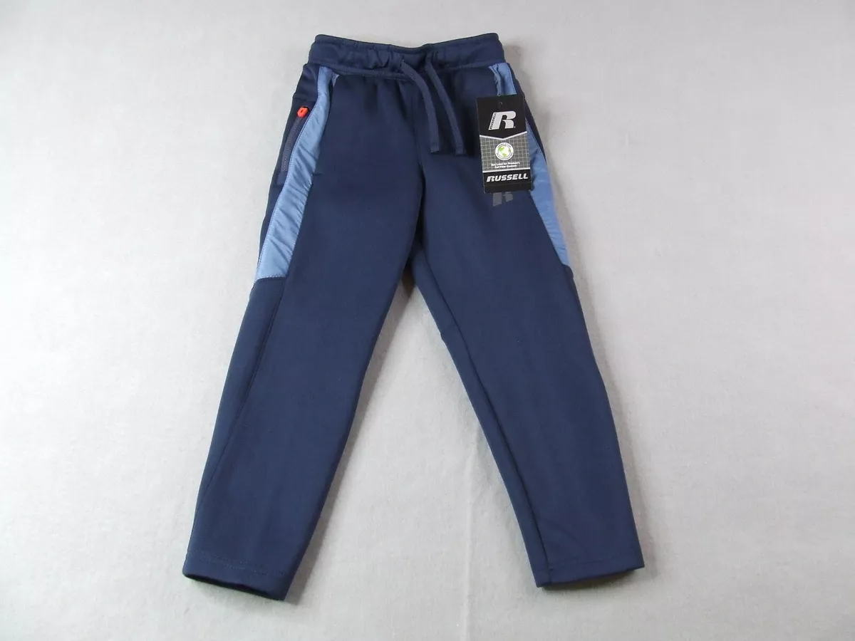 Russell Boy's Dri-Power 360 Scuba Pants Athletic Pants Navy Blue Size XS  (4-5)