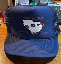 Vintage American Truck Historical Society South Carolina Trucker Cap Hat #8A