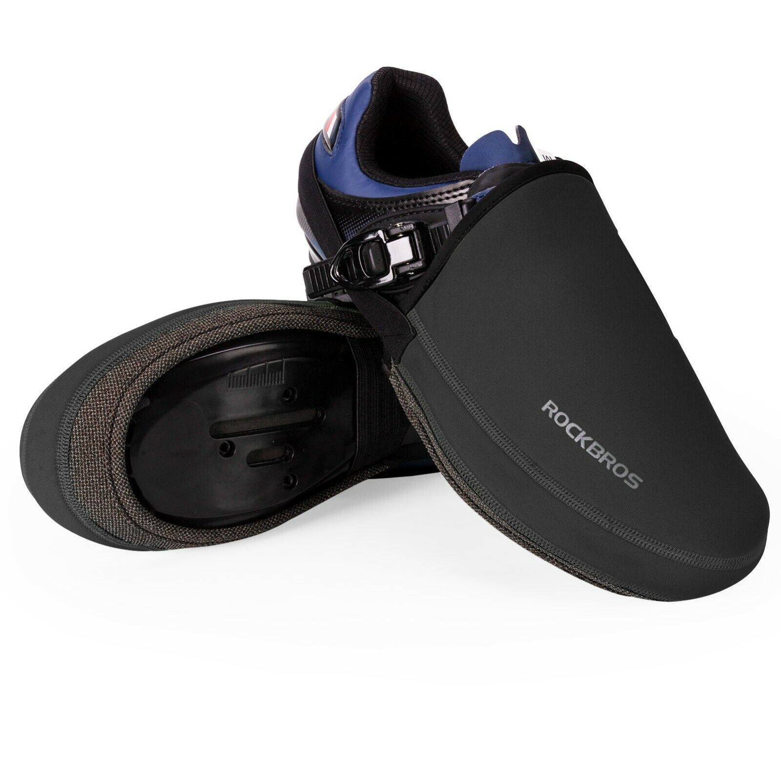 Велосипедные галоши RockBros велосипедная обувь наполовину бахилы теплые ветрозащитные 3890₽