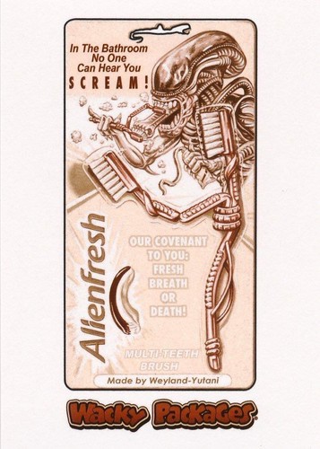 "Tarjetas adhesivas Wacky Packages Go To The Movies ""ELIGE UN SOLO"" SEPIA 👀 - Imagen 86 de 98