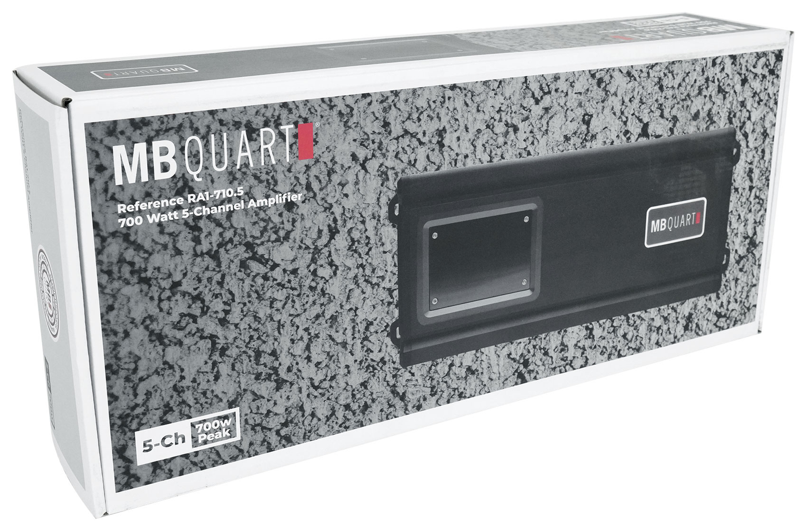 MB QUART RA1-7105 700-ваттный 5-канальный усилитель для автомобильной стереосистемы Пульт дистанционного управления басами