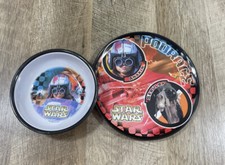 Star Wars Zak Designs Anakin Sebulba Podrace Plastic Bowl Plate Set