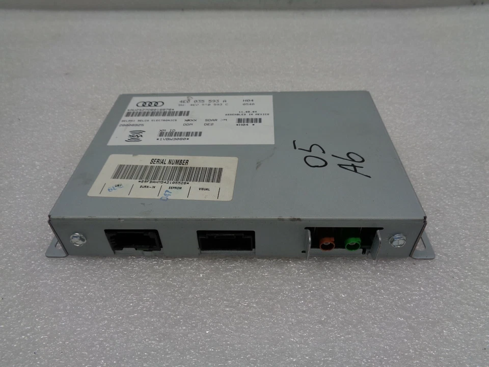 Оригинальный модуль управления спутником Audi A6 Sirius 2005-2008 годов выпуска 4E0035593A AK2203386 - Изображение 3 из 4