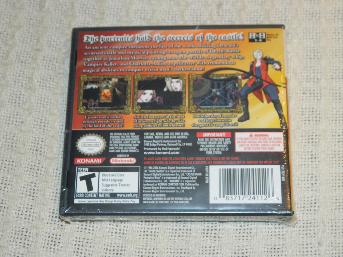 Castlevania: Portrait of Ruin (Nintendo DS, 2006) NEW