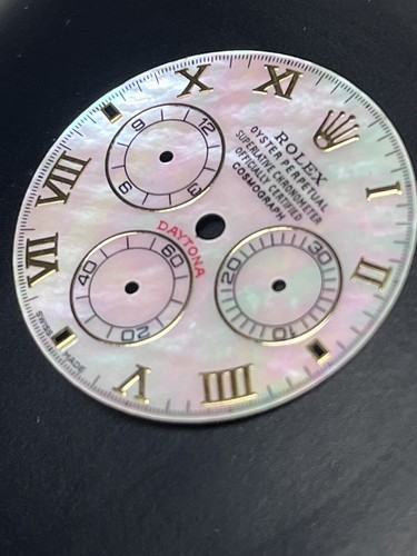 Men’s Rolex Daytona White Mother Of Pearl Roman MOP Dial for Caliber 4130 - Picture 4 of 10