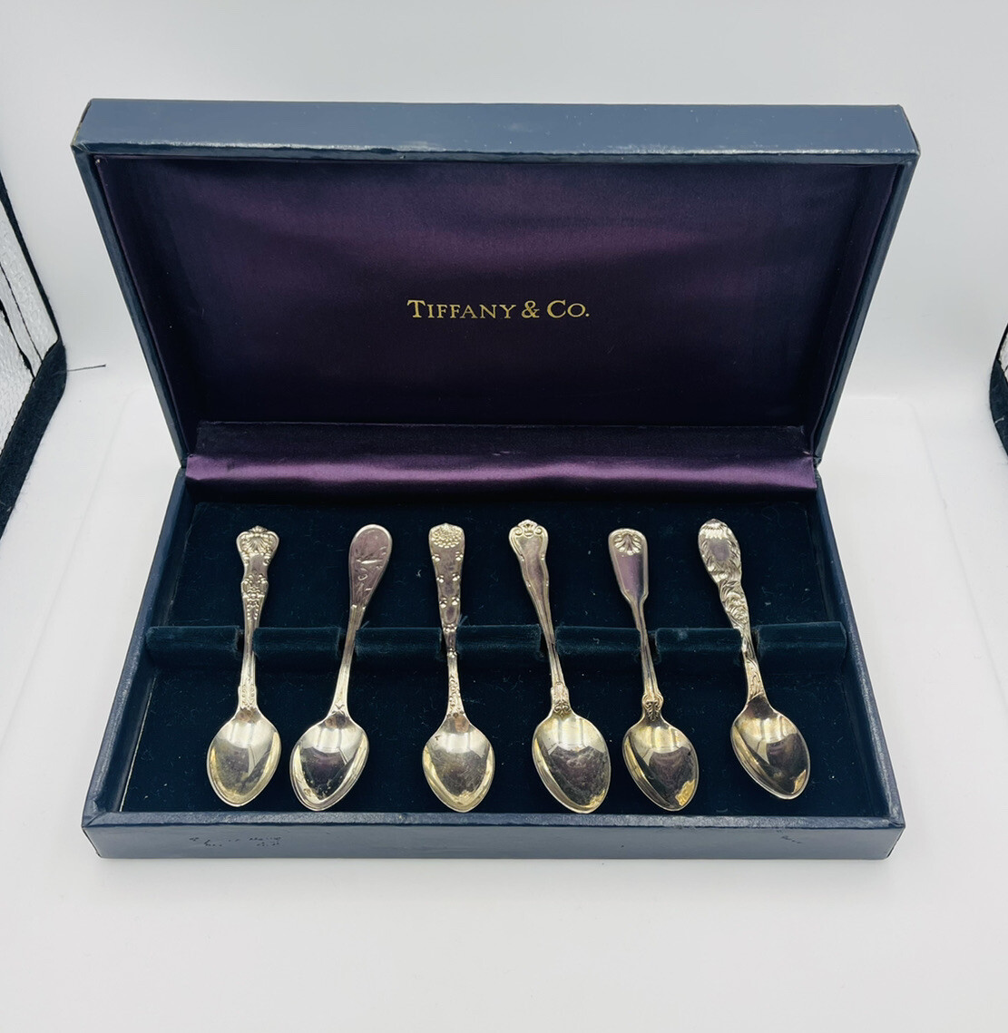 Tiffany Co Set Of Sterling Silver Variety Pattern Coffee