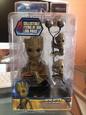 NECA Guardians of the Galaxy 2 Limited Edition Groot Gift Set 