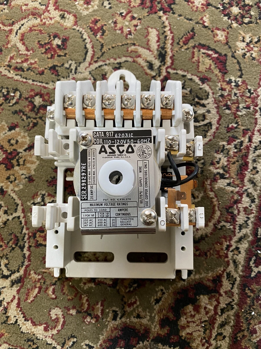 6 Pole Lighting Contactor 120v Coil Shelly Lighting