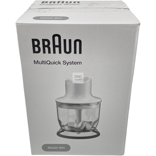 Braun MR5000 MR5500 MQ20 Easy Click Chopper Bowl Lid Cutter MQ20WH Genuine - Picture 23 of 24