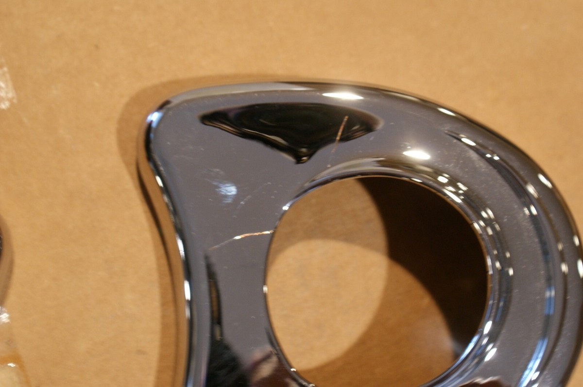 Genuine Harley Davidson chrome mirror covers - Dealer take off  