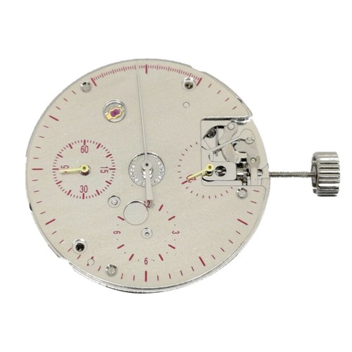 21,600bph 3-Eye Mechanical Chrono Hand-Wind Movement For Seagull ST1901 TY2901 - Picture 3 of 7