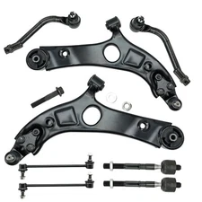 8pcs Front Control Arm Ball Joint Tie Rod End Link Kit For Kia Optima 2014-2015