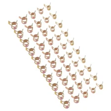 50Pcs Fastener 5/6/7/8/9mm Spring Clip Fuel Water Line Hose Pipe Air Tube Clamps