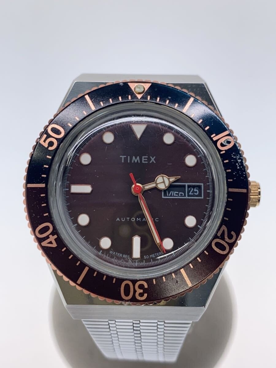 TIMEX M79 オートマチックTW2U96900 腕時計 TIMEX TW2U96900 M79 Automatic Men's Watch Bordeaux Dial