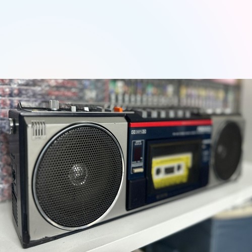 hitachi trk-6600 cassette player vintage retro boombox working fine - Picture 5 of 12