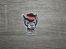 NC State Wolfpack University College Embroidered Iron On Patch 1.5" x 2"