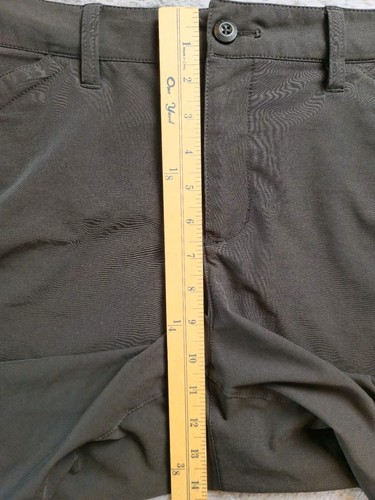 Eddie Bauer Womens Shorts Size 16 Black Performance Hiking Travel Chino - Picture 6 of 9