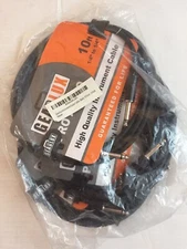3 Pack Gearlux Instrument Guitar Cable Black 10 Foot - 3 Pack 10 Ft