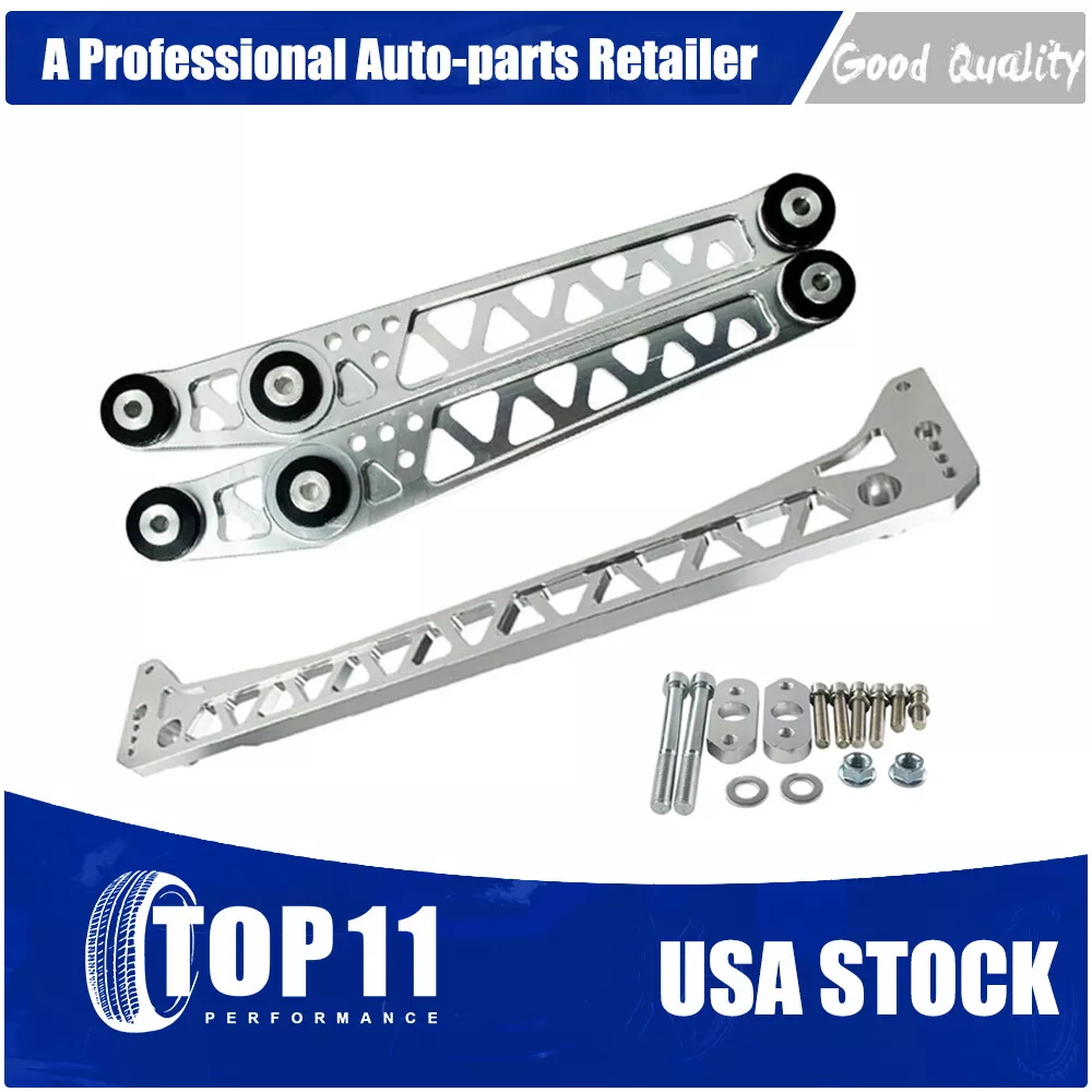Function 7 Billet Lower Control Arm+Subframe Brace 96-00 For Honda Civic EK LCA