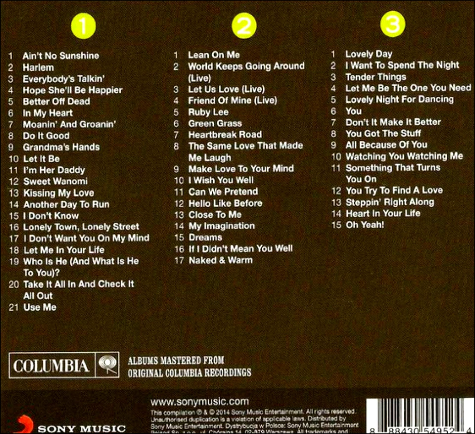 BILL WITHERS * 53 Greatest Hits * NEW 3-CD Box Set * All Original Recordings Foto 2 de 2