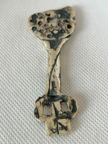 Raro Antico Manufatto In Bronzo Romano Chiave Romana Autentico Molto Splendido - Foto 10 di 12