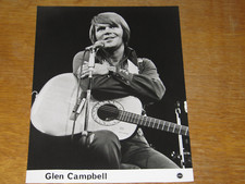 GLEN CAMPBELL - PROMO PRESS PHOTO - 10 x 8 INCHES (T9)